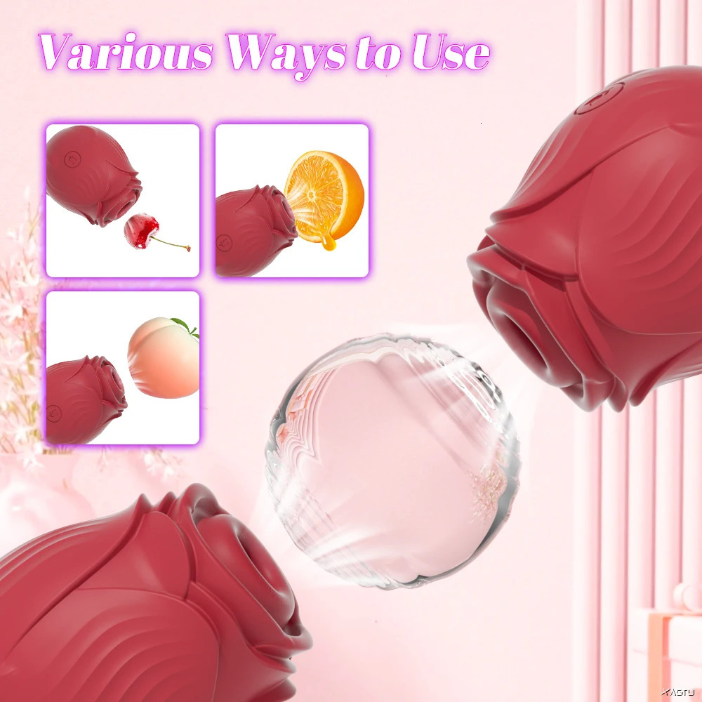 Powerful Sucking Vibrator for Women Vacuum Clitoris Stimulator Female Oral Nipple Clit Sucker Vibrating Adults Sex Rose-Toys 250515