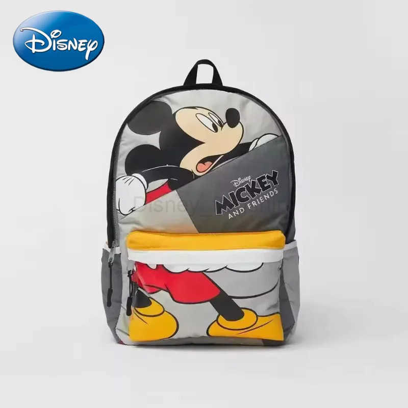 Disney Cartoon Mickey New Childrens Fashion Backpack Girls School Bag Casual Cartoon Men and Women Cute Fashion BackpackXJ250515