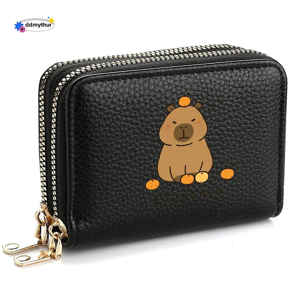 Capibala Cartoon Short Wallet Cute Lady Card Holder Lady's Birthday Gift ddmythur