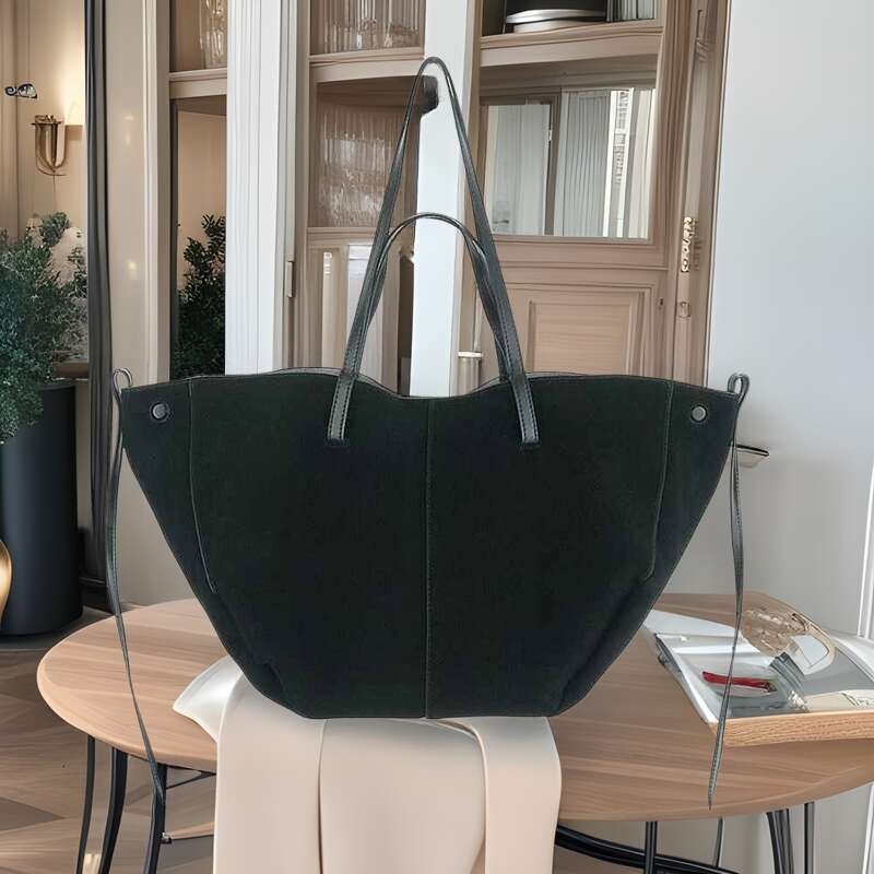 Women's Bags Designer French Suede Wing Premium One Shoulder Underarm High-Quality Tote Bag