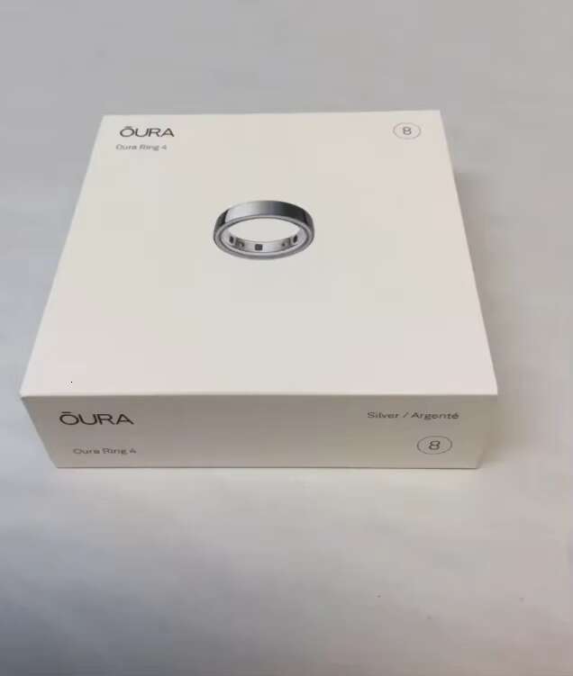 Oura Smart Ring (4th Generation) Black/Sier/Invisible/Brushed Sier/Gold/Rose Gold Size 4 to 15