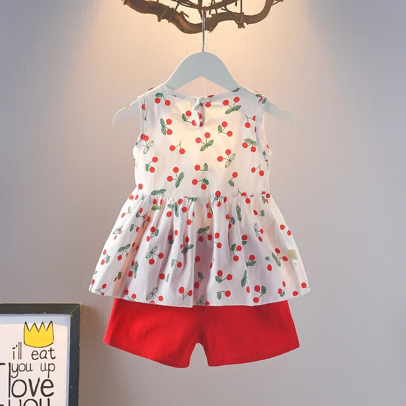 Summer Baby Girls Clothes Suit Fashion Cute Vest Shorts Bag 3Pcs/Sets Toddler Casual Cotton Costume Kids Children Tracksuits 250515