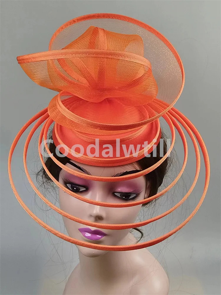Royal Ascot Fascinator Hat Women Wedding Headpiece Mesh Hat Formal Event Pillbox Fascinator Hats Ladies Mariage Millinery 250514