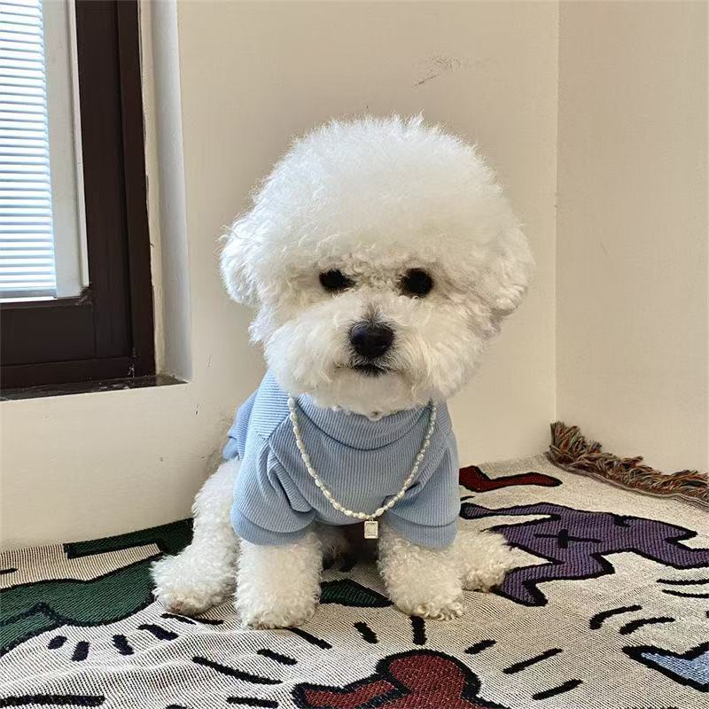 T00213 Early spring and autumn cat and dog pet clothes Teddy small dog puppy Bichon thin cat clothes anti-hair loss