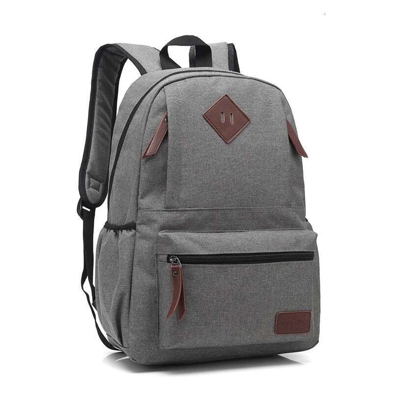 Fashion Unisex Oxford Backpack Solid Large Capacity Men Women Simple Canvas Travel Bag Students School Books Laptop Backpacks