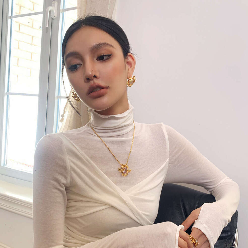 Boonee alus Flower Butterfly 2024 Winter New Cool Style Ins Premium Earrings