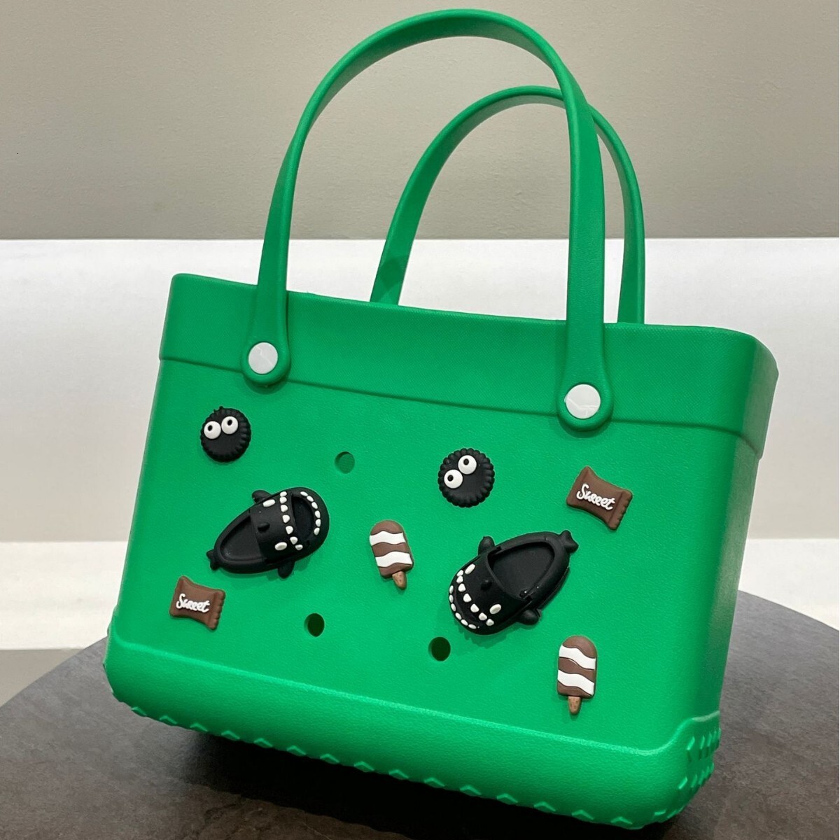Women's Handheld EVA Beach Hole Bag DIY 2025 New Product Storage Waterproof
