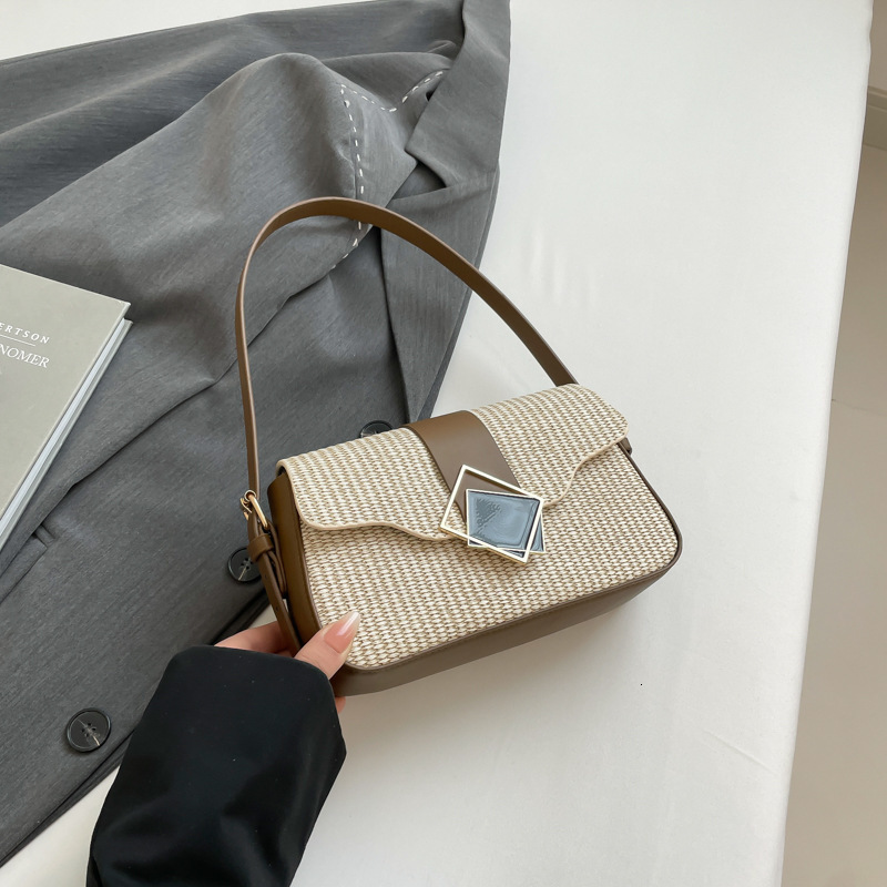 Niche Printed Western Style New Free Delivery Designer Bag Versatile Underarm 2025 New Spring Large Capacity Shoulder Fashion Small Luxury Bag Square 
