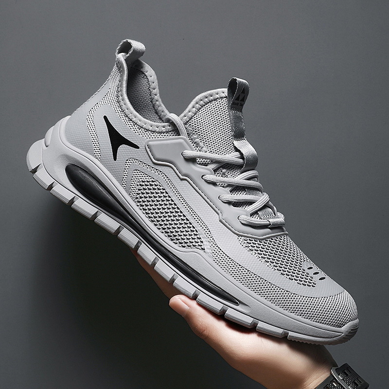 Men's summer breathable mesh sports Korean version, versatile thick soled running dad trendy shoes, coconut men's shoes