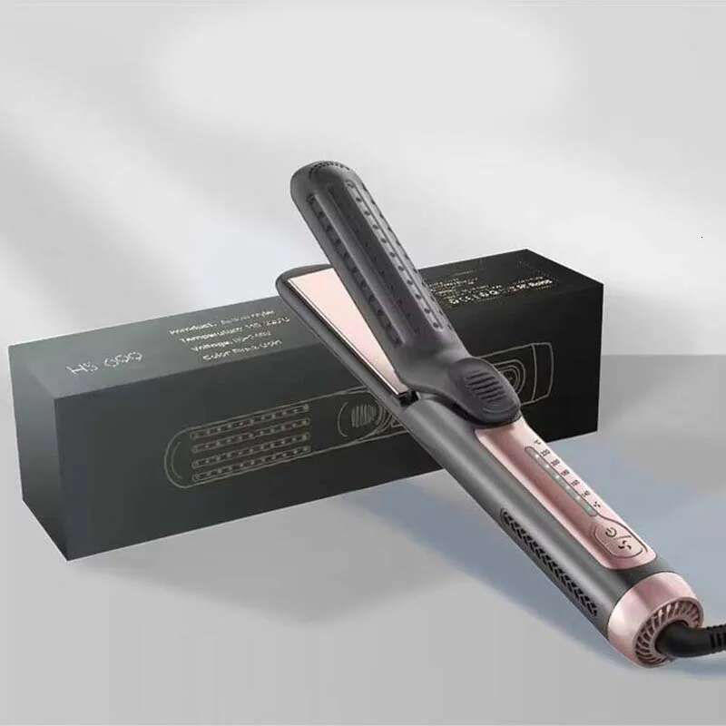 Dual-Use Ceramic Glazed Hair Straightener With Five Temperature Control Cold Air Splint Molding Softening Straight Curling Iron