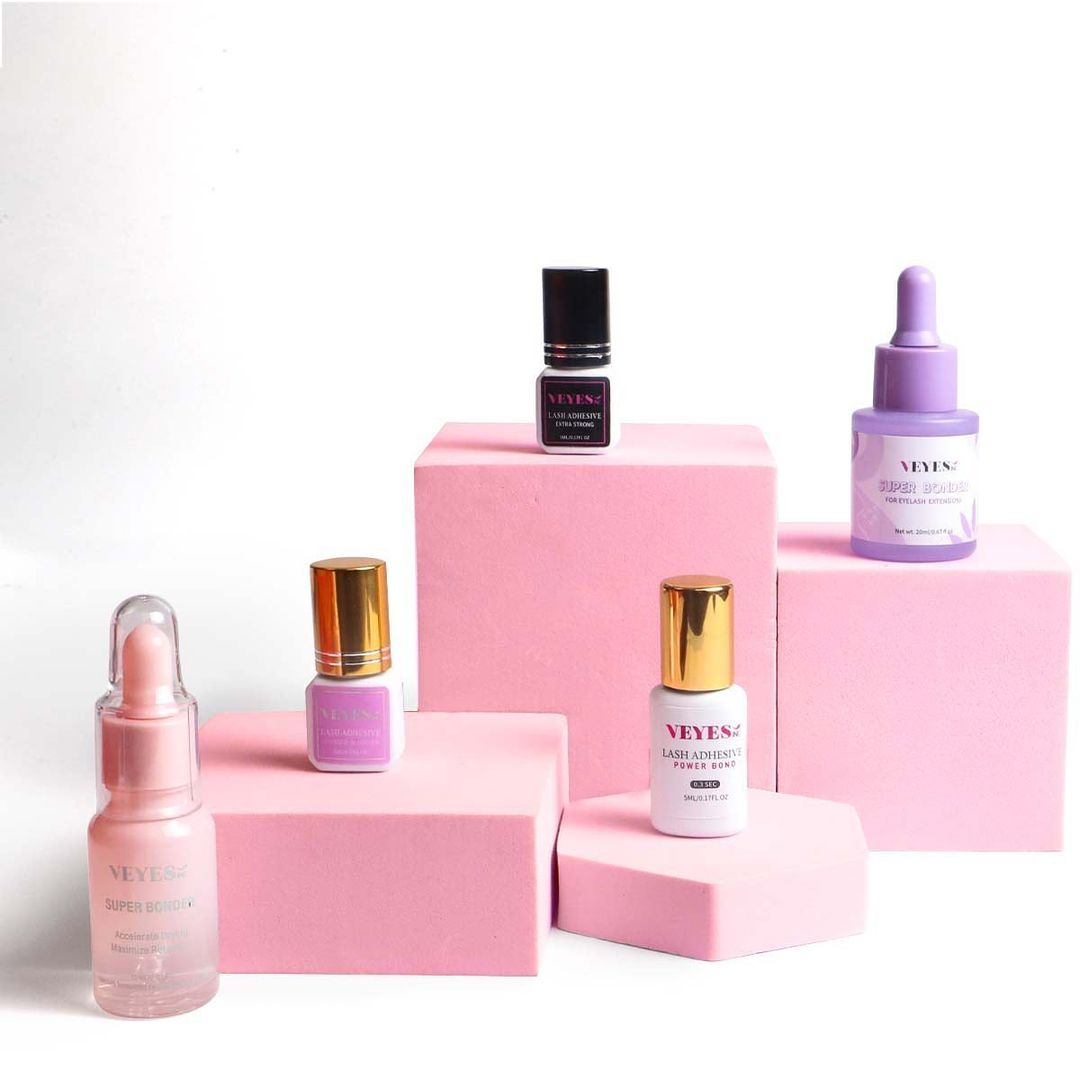 5ml Eyelash Extensions Glue Veyelash 0.5 Second Fast Drying Strong Lash Adhesive 7 Weeks Retention Volume Makeup Tools Veyes Inc