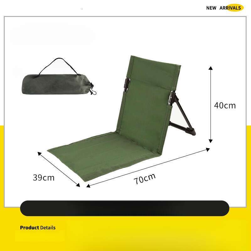 Outdoor folding chair Convenient beach aluminum alloy leisure tent camping backrest couch
