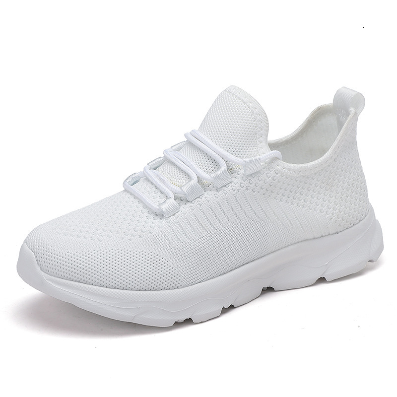 Men S Women S Flyknit Spring Summer Casual Shoes Low Top Mesh Lightweight And Breathable Running White Sports Shoes Couple Ddmysaturn