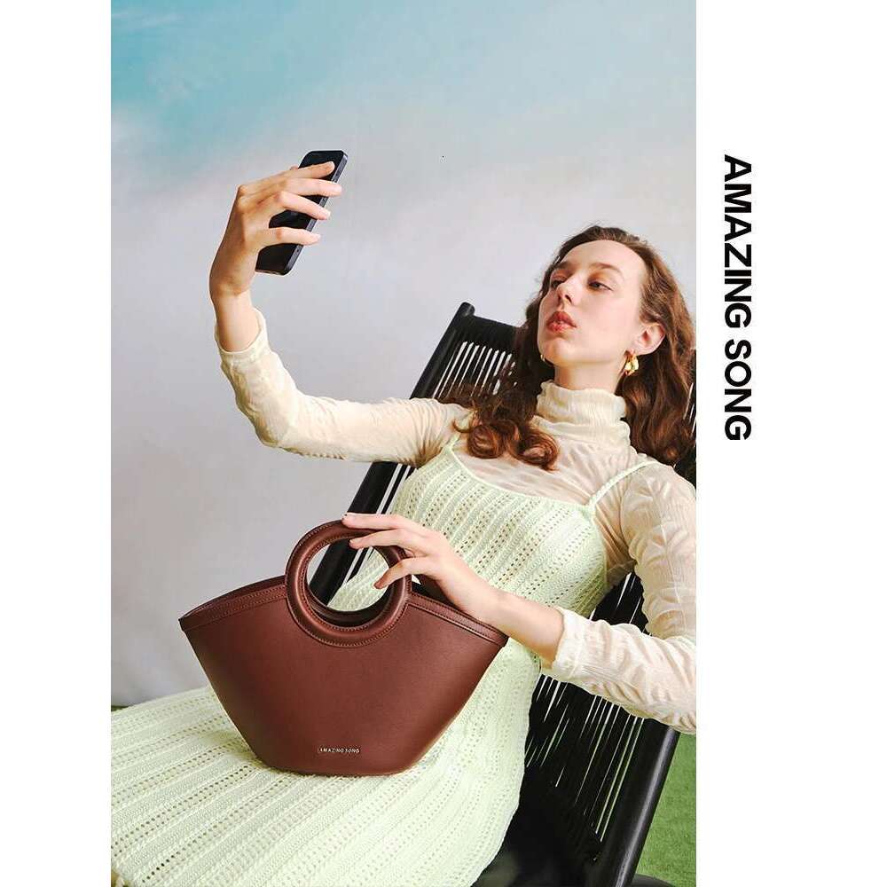 Amazing Song Shell Handbag Niche Leather Ol Cross-Body Bag