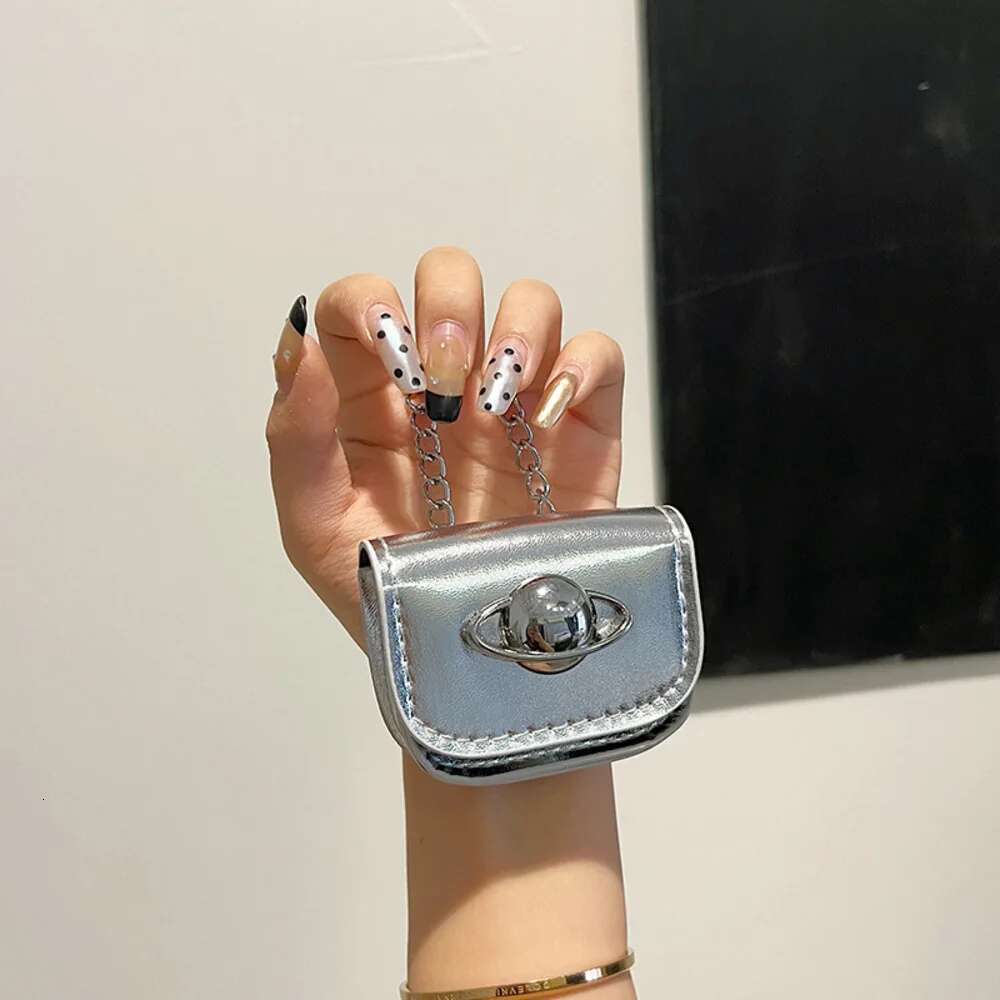 Korean Y2K Vintage Small Chain Shoulder Bag Designer Clutch Coin Purse Handbags Pink PU Leather Crossbody Ladies Bags