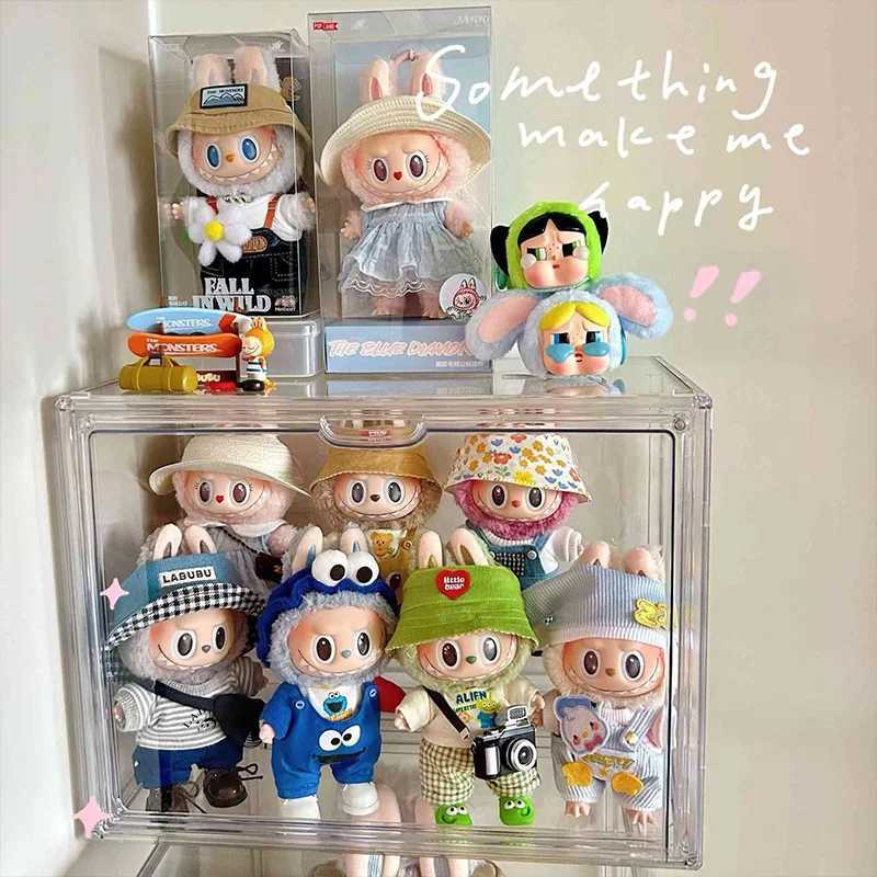 Display Acrylic Box Suitable Dolls V1-3 King-Size Decorations For Large Doll Transparent Dustproof Storage Rack Free shipping
