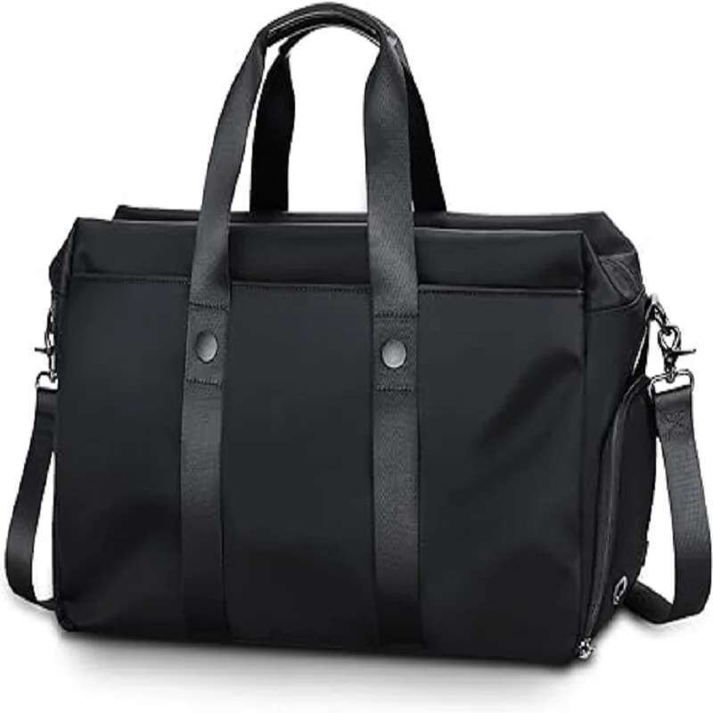 BJIAX Lightweight Travel Men Portable Large-Capacity Business Trip Lage Shoulder Fiess Bag Dry And Wet Separation