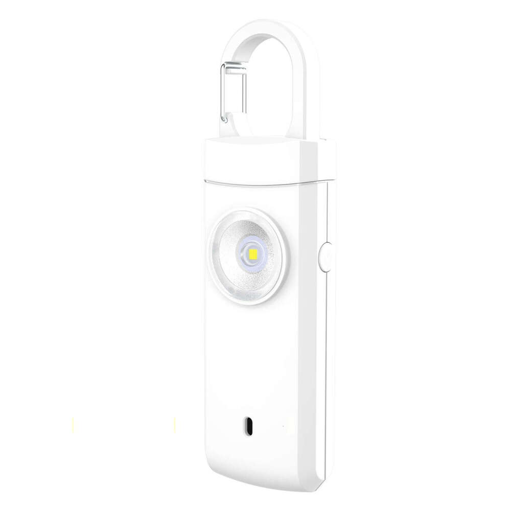 New anti-wolf alarm charging personal alarm 130 decibels female Sexual distress alarm