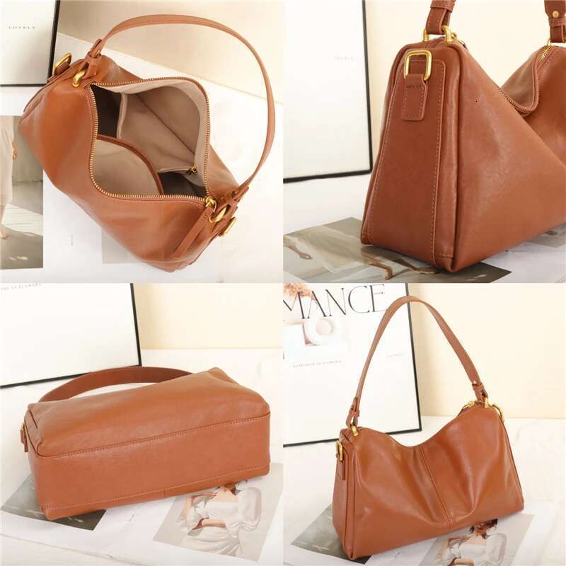 Hifashion 100% Genuine Leather Underarm Shoulder Bags For Women 2025 Trend Designer Crossbody Hobos Top Handle Ladies Handbags