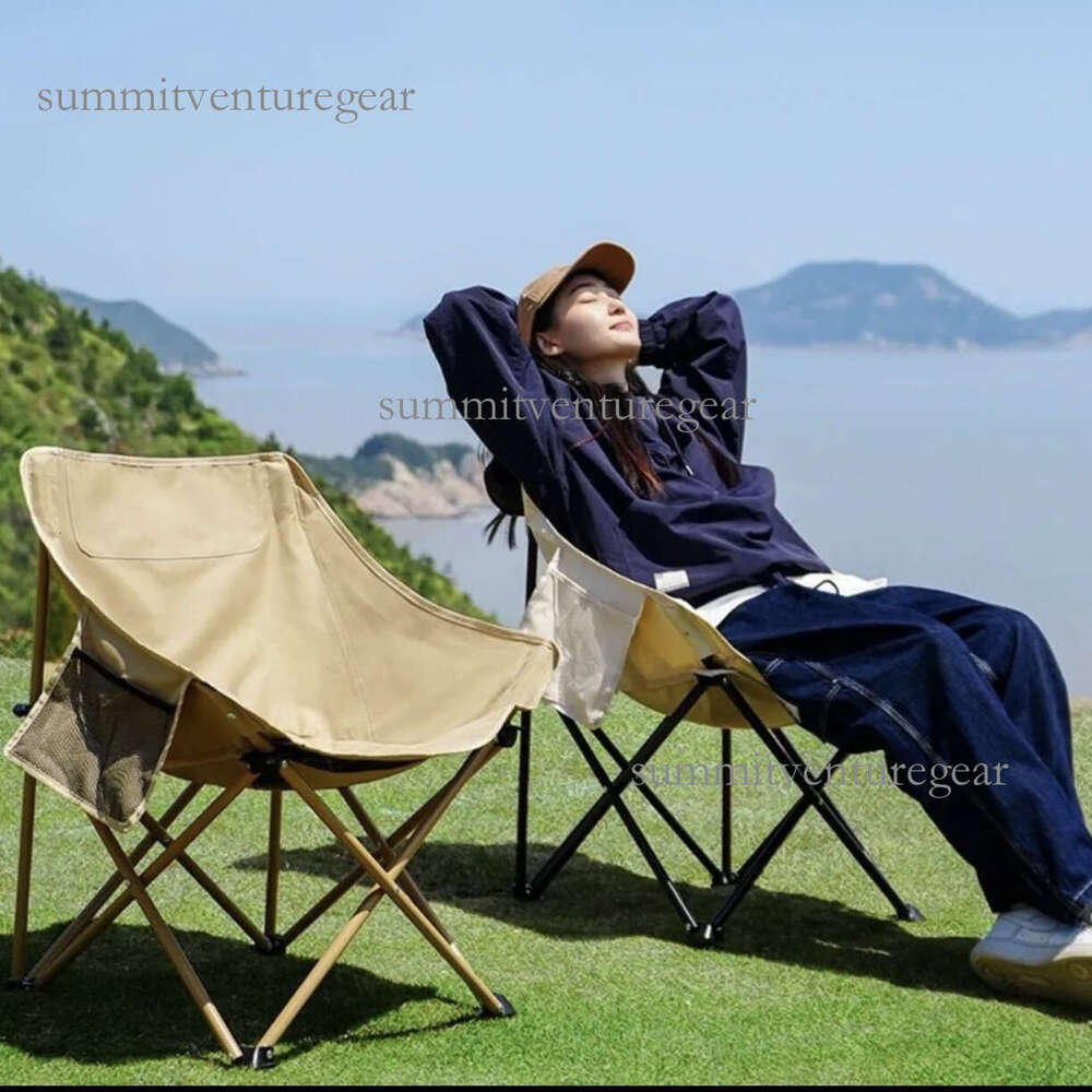 Moon Folding Outdoor Camping, Fishing Picnic, Art Student, Reclining Chair, Sketching Chair