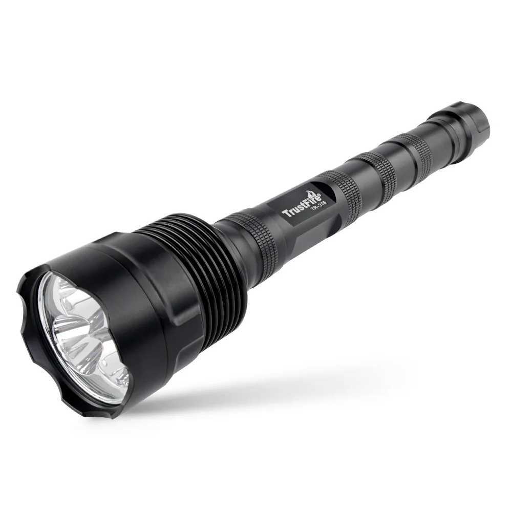 Original TrustFire( 3T6 TR-3T6) LED Flashlight Super Bright 3800 Lumens 5 Light Modes Large Tactical Torch (2x18650 / 3x18650 ) Z250514