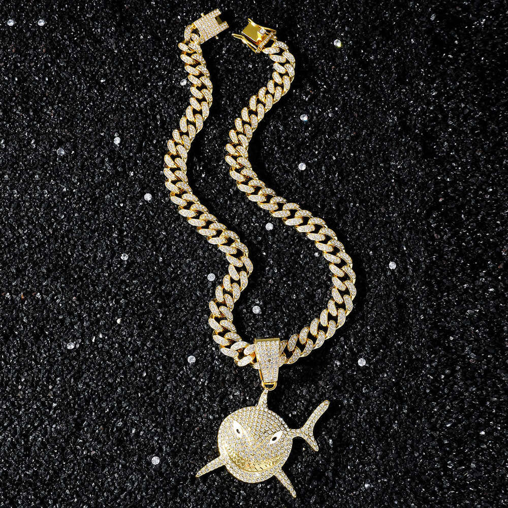 New Personalized Style Hip Hop Creative Shark Pendant Necklace
