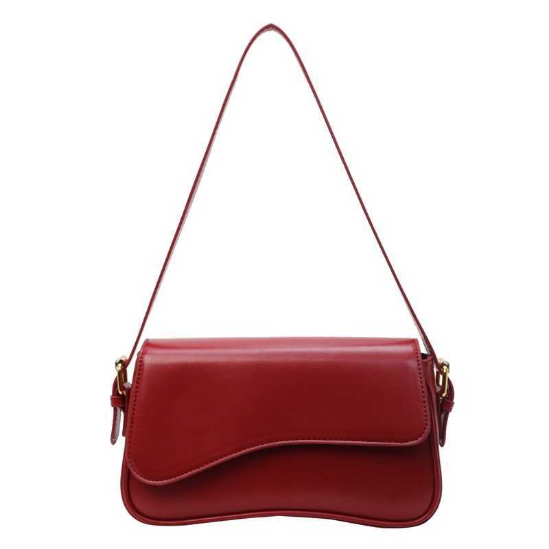 Women's Solid Color Shoulder Bag Fashionable PU Leather Crossbody Bag for Daily Used Casual Trendy Versatile High-quality Daily Commuting Bag
