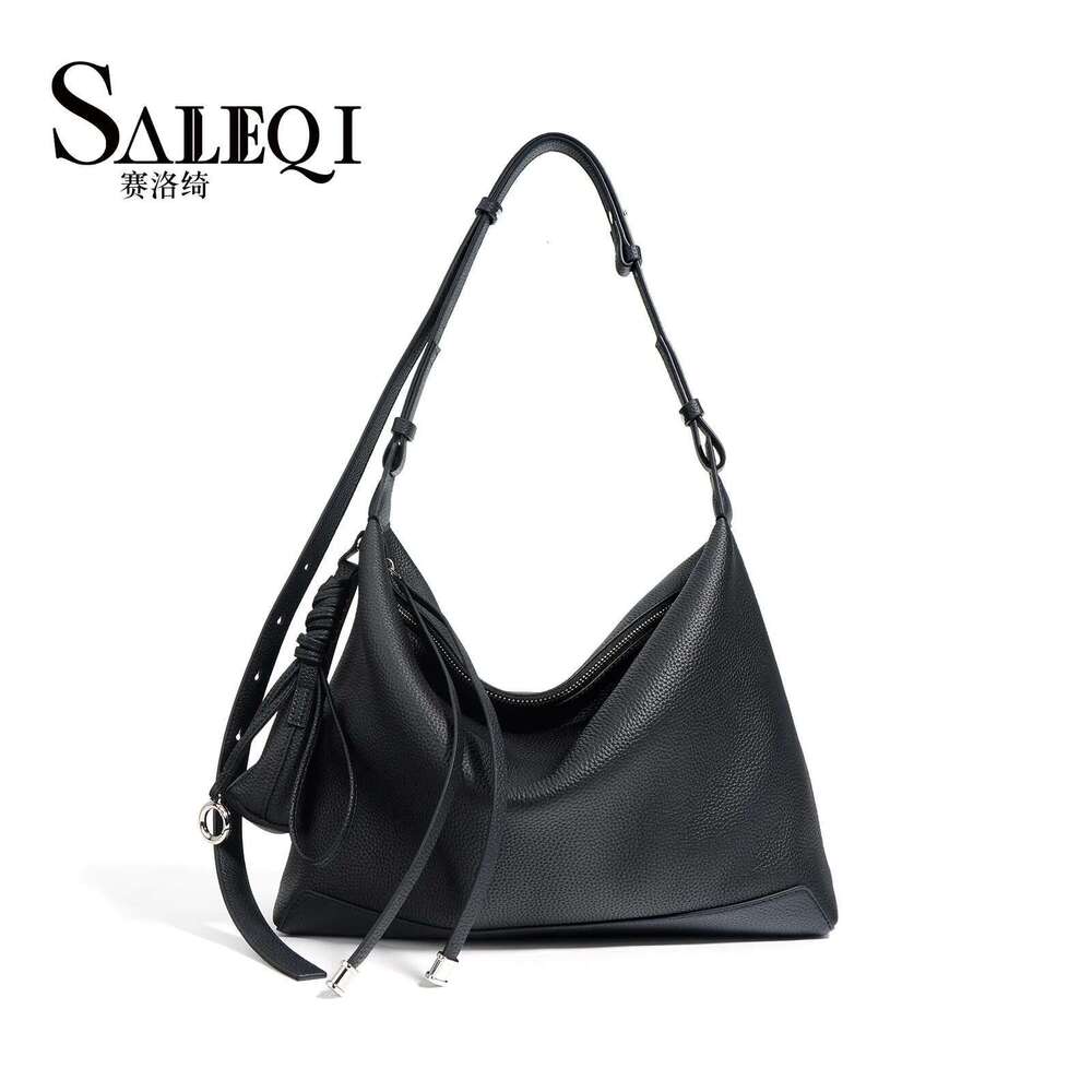 Genuine Leather Niche Large Capacity Commuter Tote Designer High Quality Shoulder Underarm Bag Fashion Handbag Female