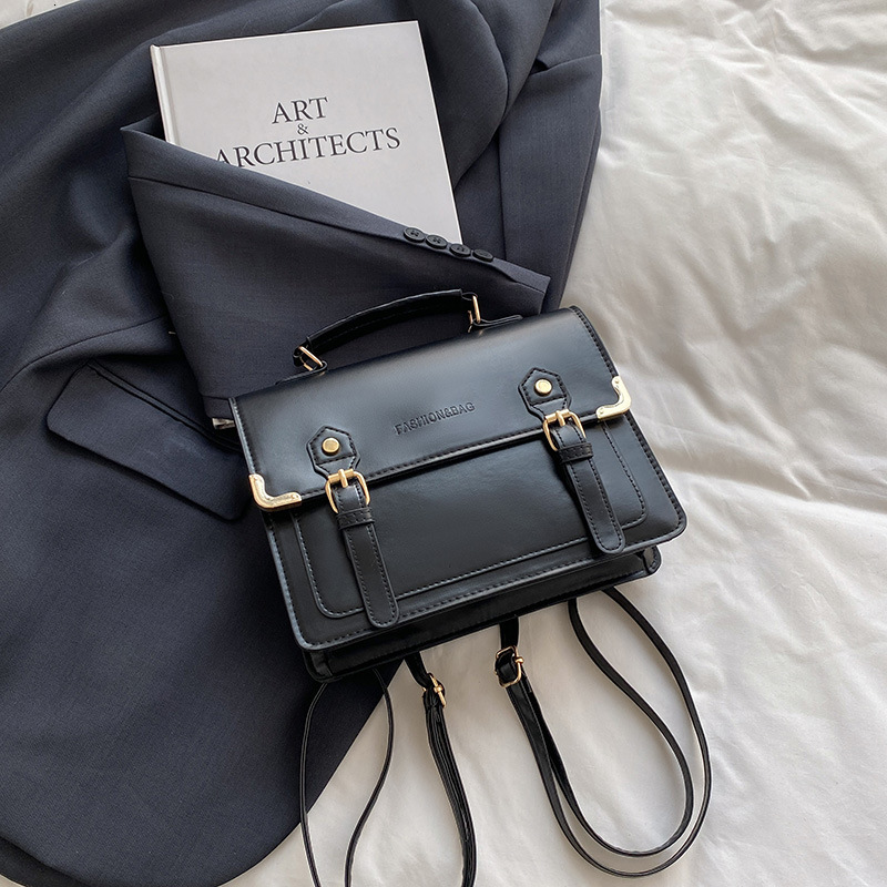 Academy Premium Women's Document Double Slant Cross Single Shoulder Luxury Bag Handheld New Free Delivery Designer Bag Small Bag Fashion Versatil