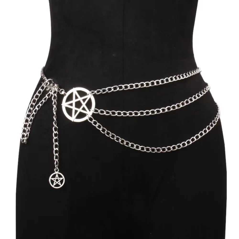 Vintage Alloy Womens Belt Chain Womens Fashion Versatile Niche Design Tie Belt Chain LR1774 Y250515