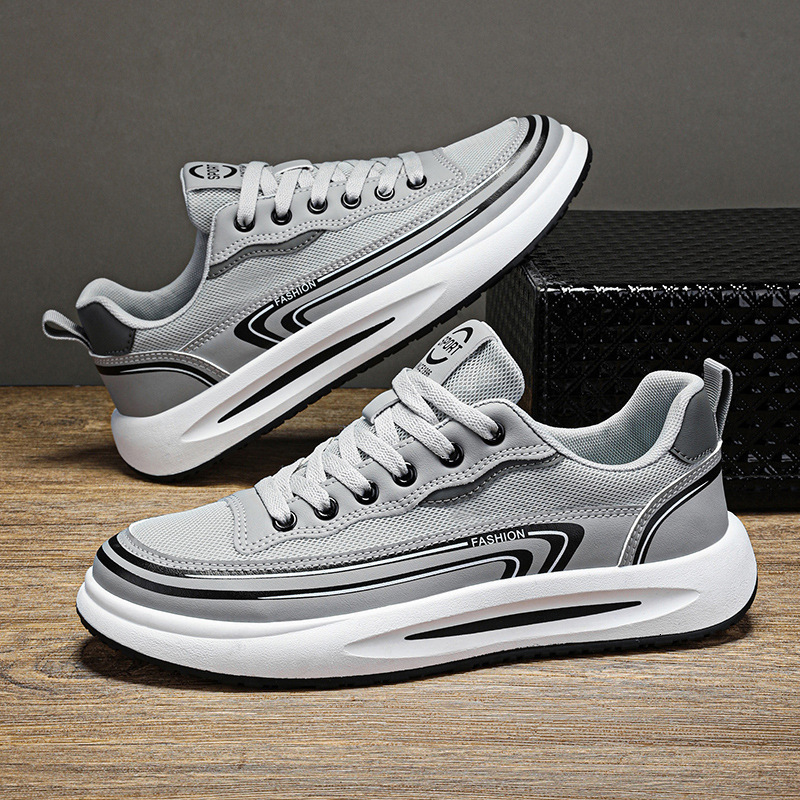 New sports versatile, one foot men's shoes, comfortable for teenagers, ice silk fabric breathable casual shoes