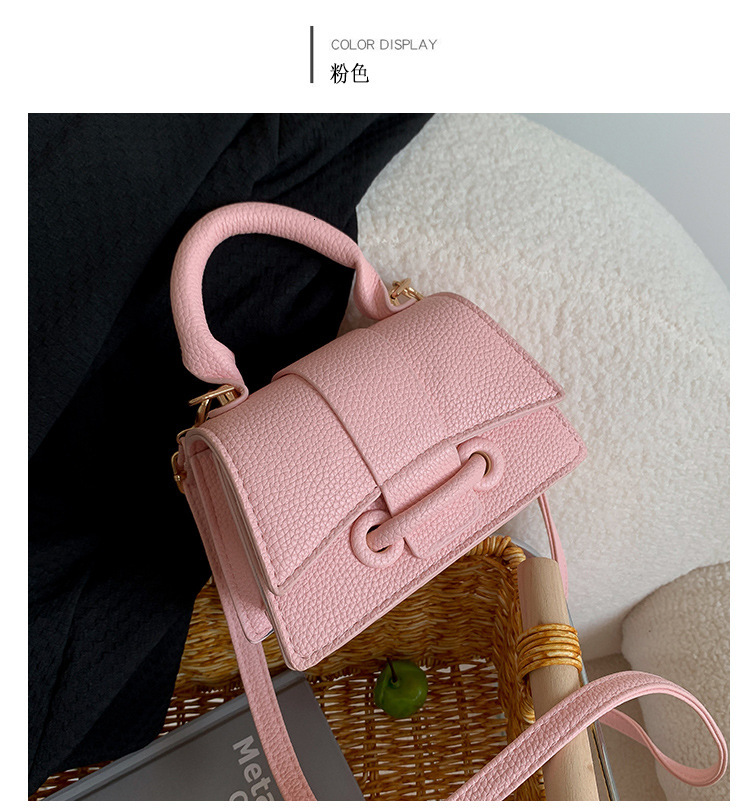 Women's with high-end feel, 2025 new niche handbag, versatile texture, mini diagonal cross bag