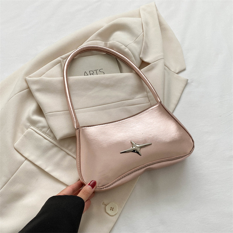 Stylish Paint Style Casual Autumn Fashion Simple Fashionable Handbag Luxury Bag With One New Free Delivery Designer Bag Shoulder And Underarm Small Ba