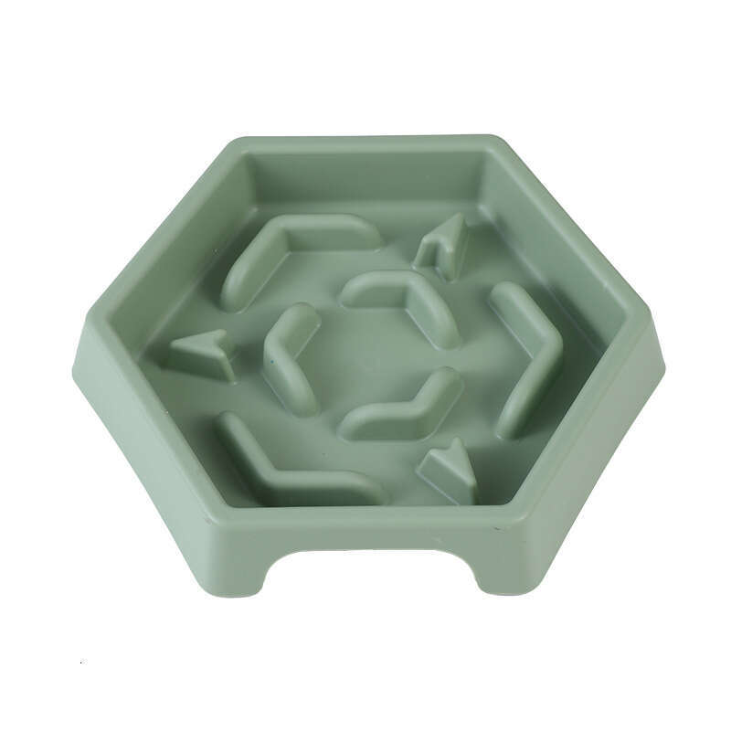 New choking slow food bowl anti tipping large, medium small cat and dog pet supplies