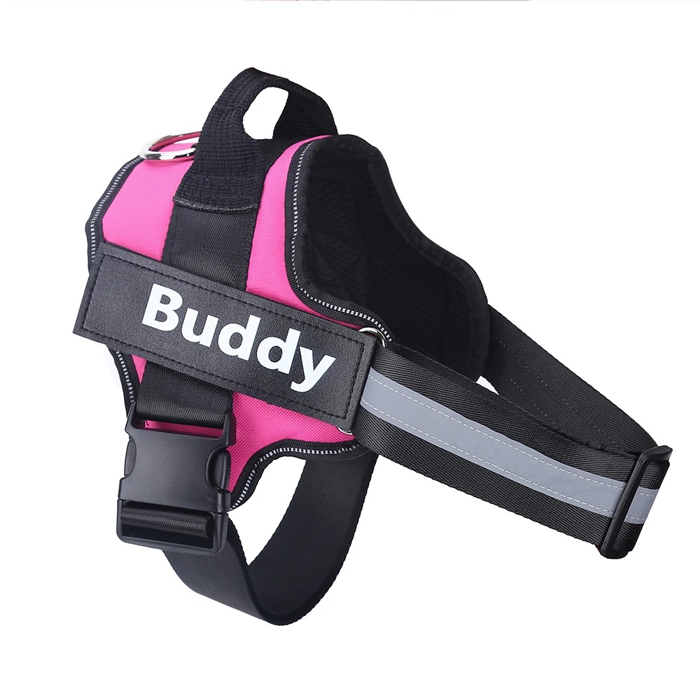 1PC Dog Harness NO PULL Reflective Breathable Pet Harness Vest For Small Large Dog outdoor Walk Training Accessories