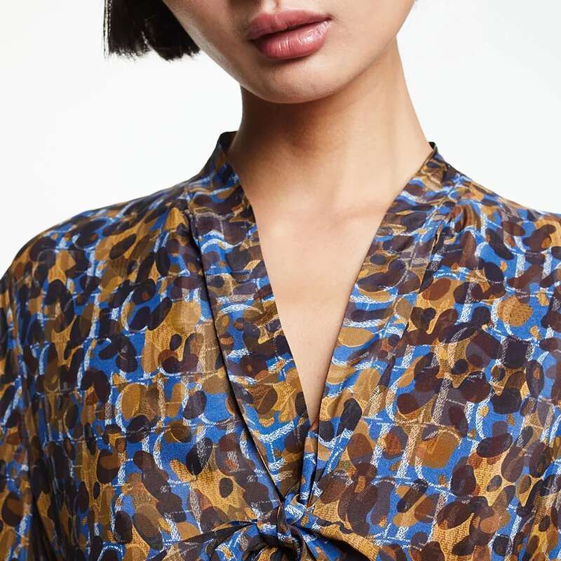 Women's New Popular Fashion Party Long Sleeved Shirt Female Layered Skirt Hem Design Leisure Office Ladies Dress