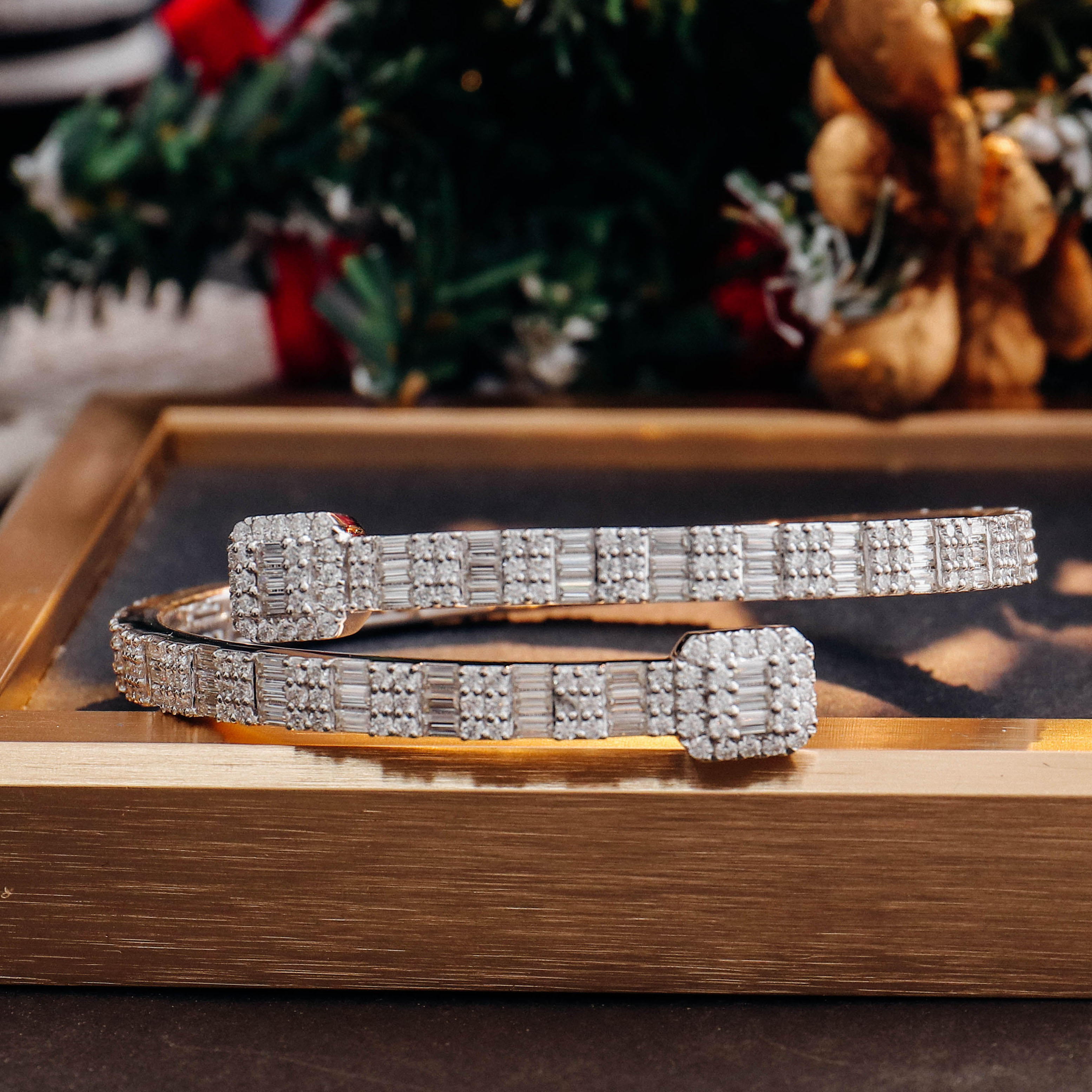 New Arrivals Fashion Men Jewelry 925 Silver Iced Out Hip Hop Jewelry DEF VVS1 Baguette Round Moissanite Diamond Bracelet Bangle Men or Women