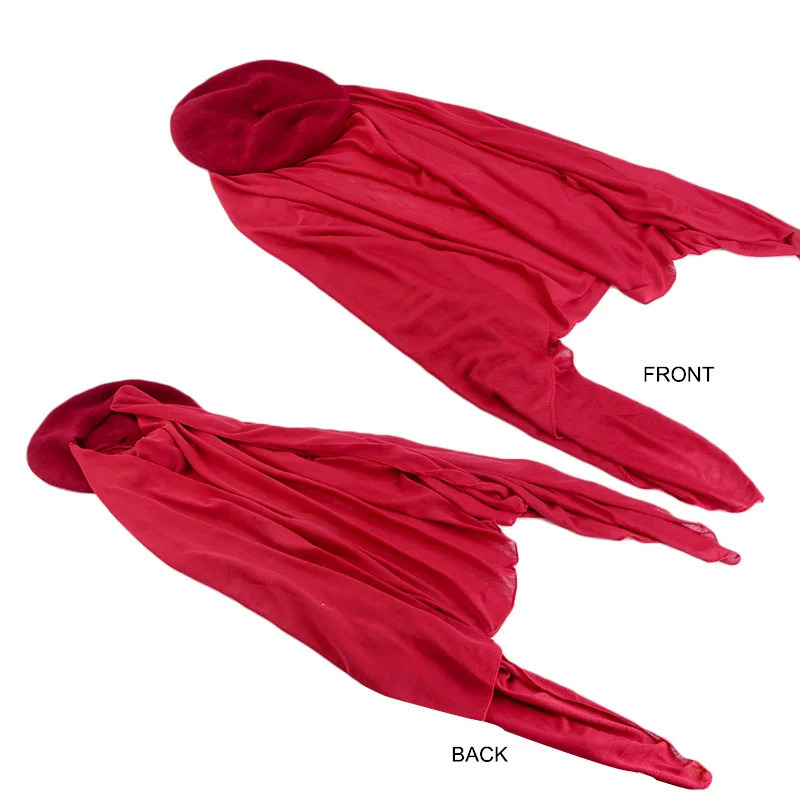 Autumn Winter Muslim Women Beret With Scarf Shawl One Piece Convenient Arab Cap Fashion Ladies Party Hijab Hat Headwear 250514