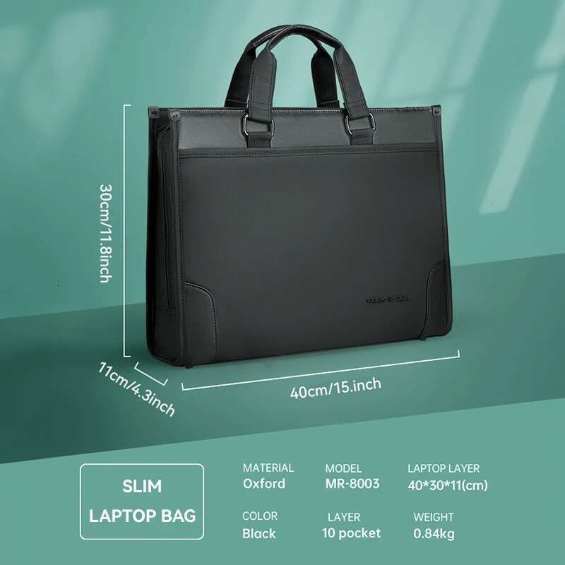 MARK RYDEN Large men's waterproof cross tote bag