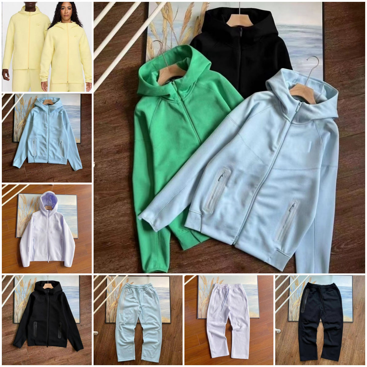 Nocta Tech fleece hoodies Mens Tracksuits Sports jacket Designer Sweater Pants 2 Piece Sets Men Woman Zip Up Hooded Sweatshirt Trousers Running Joggers tops