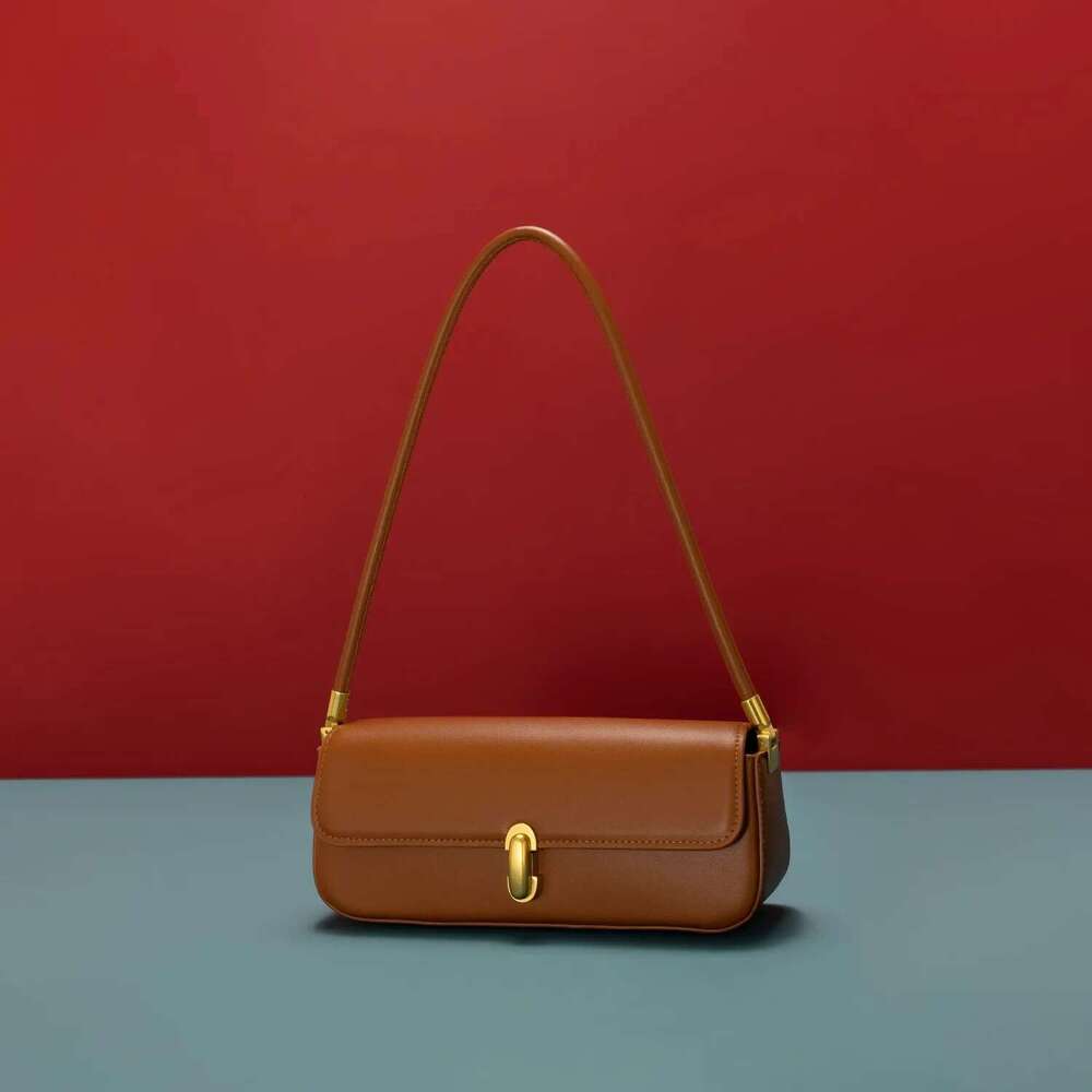Niche High-End Baguette Bags 2024 Spring And Summer New Foreign Style Versatile Armpit Simple Shoulder Women's Bag