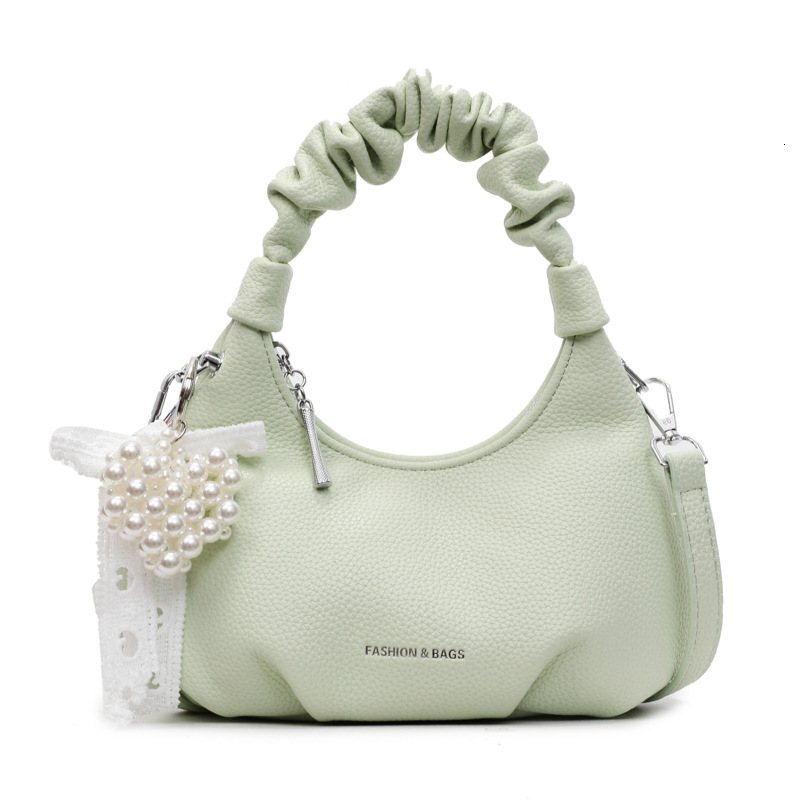 High end niche design handbag for women 2025 new fashionable and versatile super hot pleated single shoulder crossbody bag
