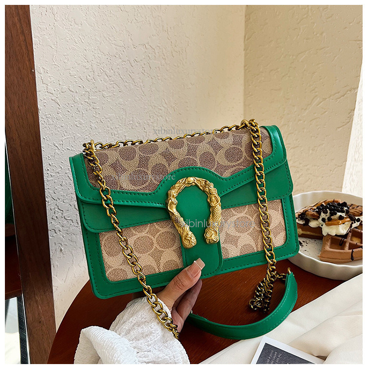 Free Shipping Designer Bag Fashionable Women's Shoulder Bag, New Retro Chain Splicing Crossbody Bag Trendy Small Square Bag White Handbag Casual 
