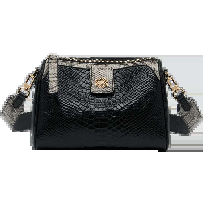 ZOOLER HOT Animal Pattern Genuine Leather Women Crossbody Handmade Single Shoulder Bag Fashion Girls Purses Rice New #Yc323