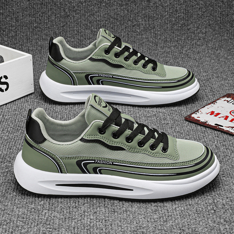 New sports versatile, one foot men's shoes, comfortable for teenagers, ice silk fabric breathable casual shoes