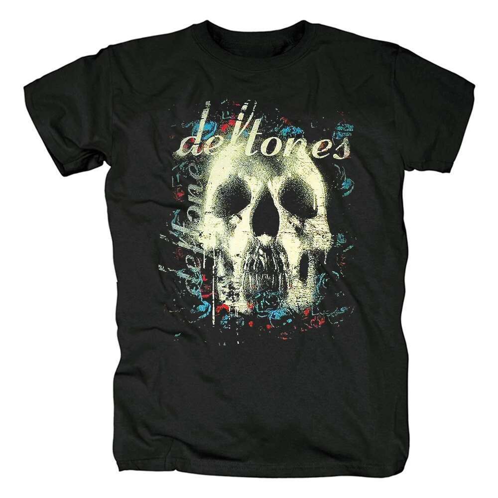 Deftones Cotton Singer Band T Shirt Men Women Hip Hop Rock Tee Fashion Short Sleeve Tshirt Summer Oversized T-shirts Tops