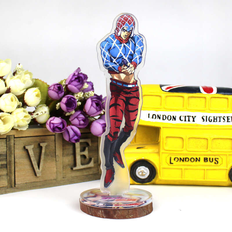 Anime peripheral acrylic humanoid standing sign JOJO's wonderful adventure style character decoration