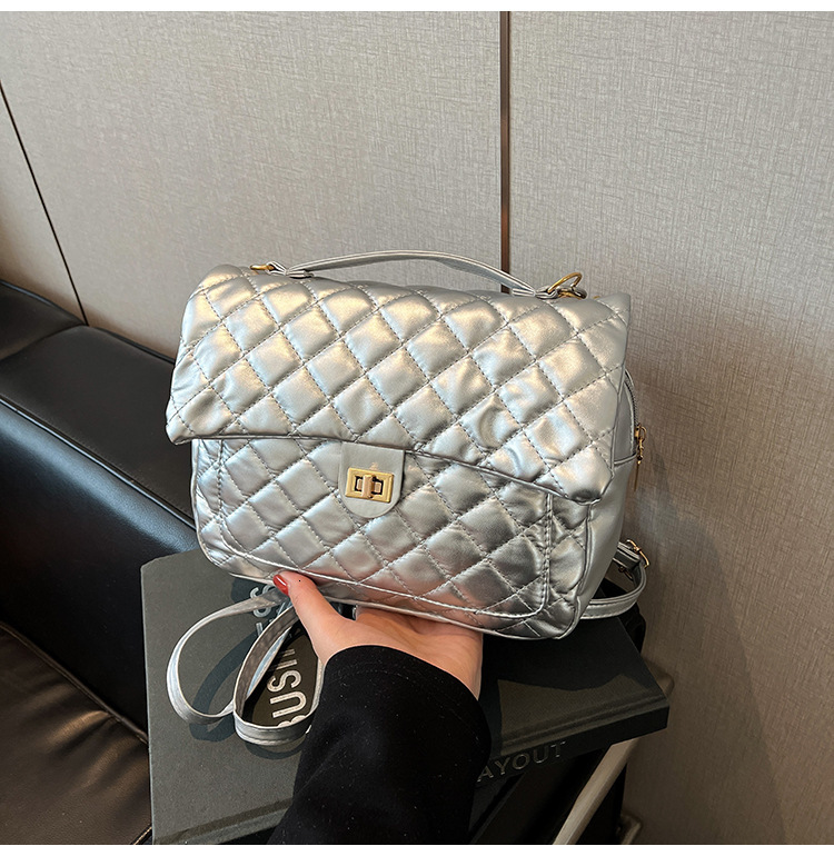 Versatile Fashionable Niche New Free Delivery Designer Bag Large Capacity Tote For Women In Summer 2025 New Chain Diamond Grid Shoulder Luxury Bag Bag