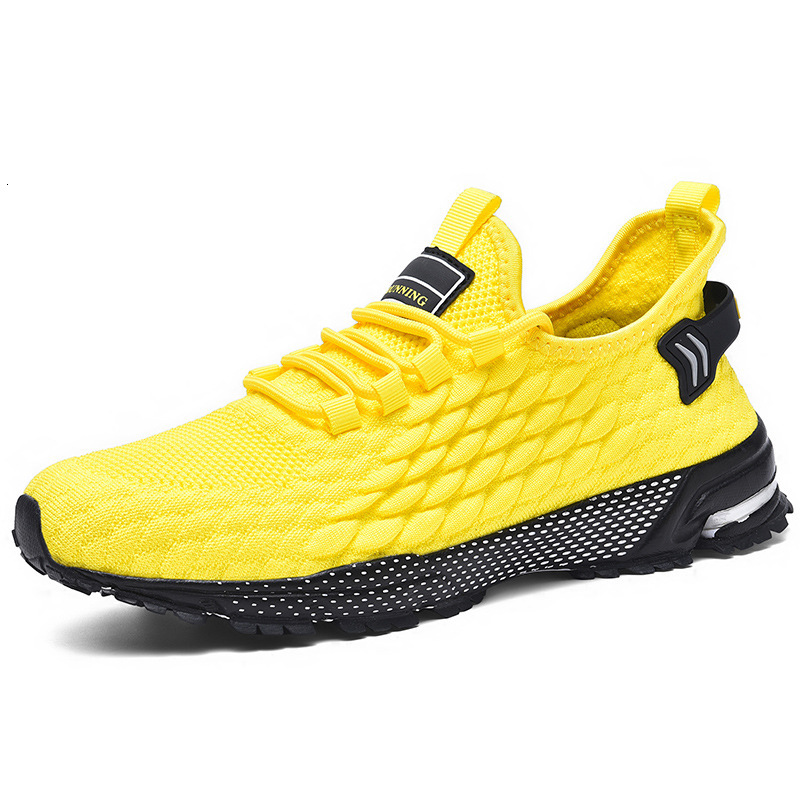 Large Size Fly Woven Mesh Breathable Shock Absorbing Sports Shoes Men S Casual Travel Casual Shoes Fitness Running Shoes Ddmysaturn