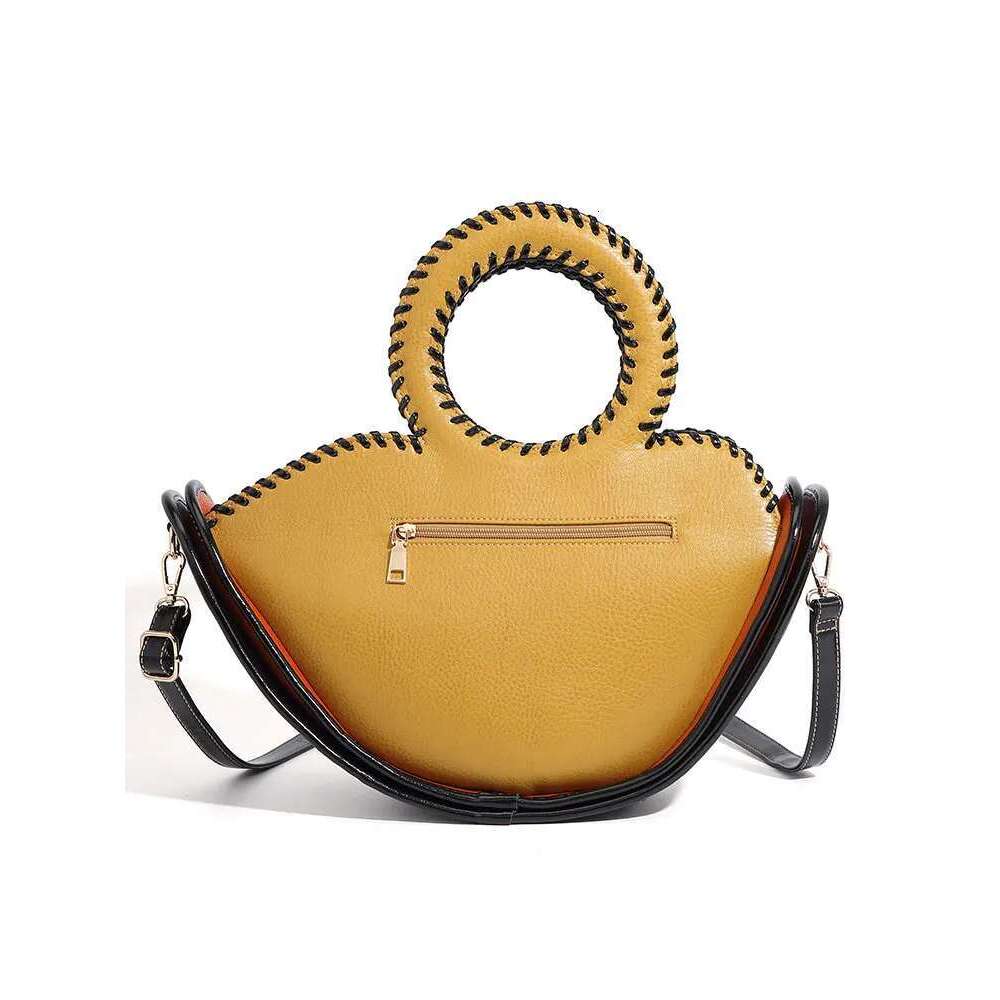 Lady Designer Leather Purse Vintage Bag Women's Top Handle Handbags Large Capacity Multi-layer 2025 New in Crossbody